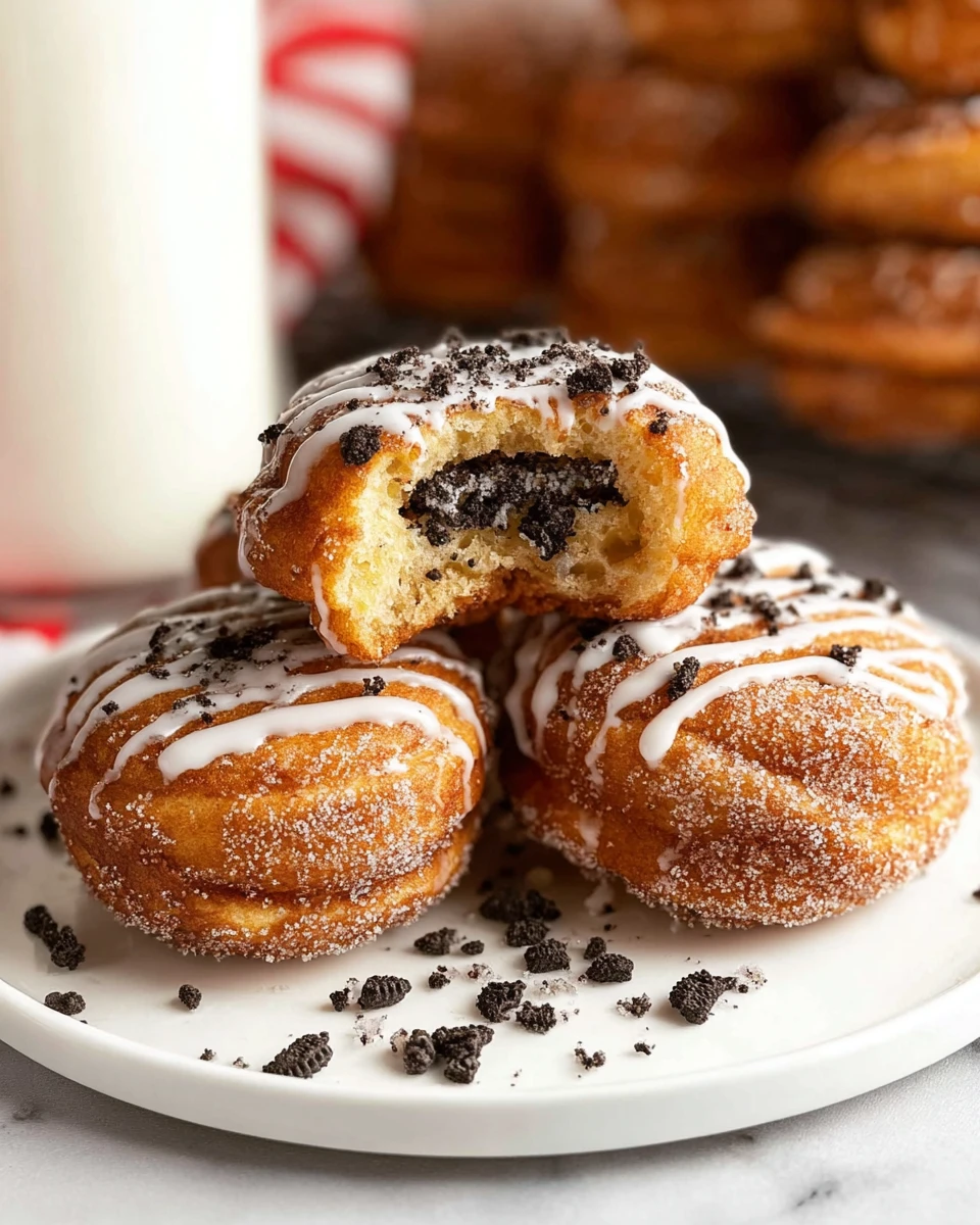Cinnamon Roll Fried Oreos