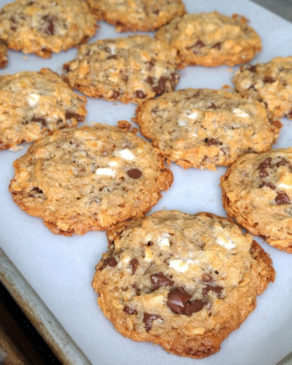 Corn Flake Coconut Chocolate Chip Cookies