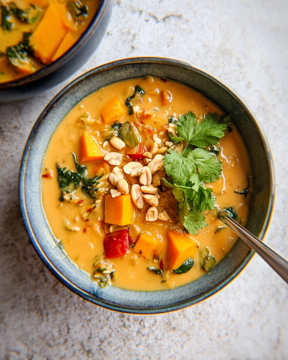 Cozy Sweet Potato & Peanut Stew