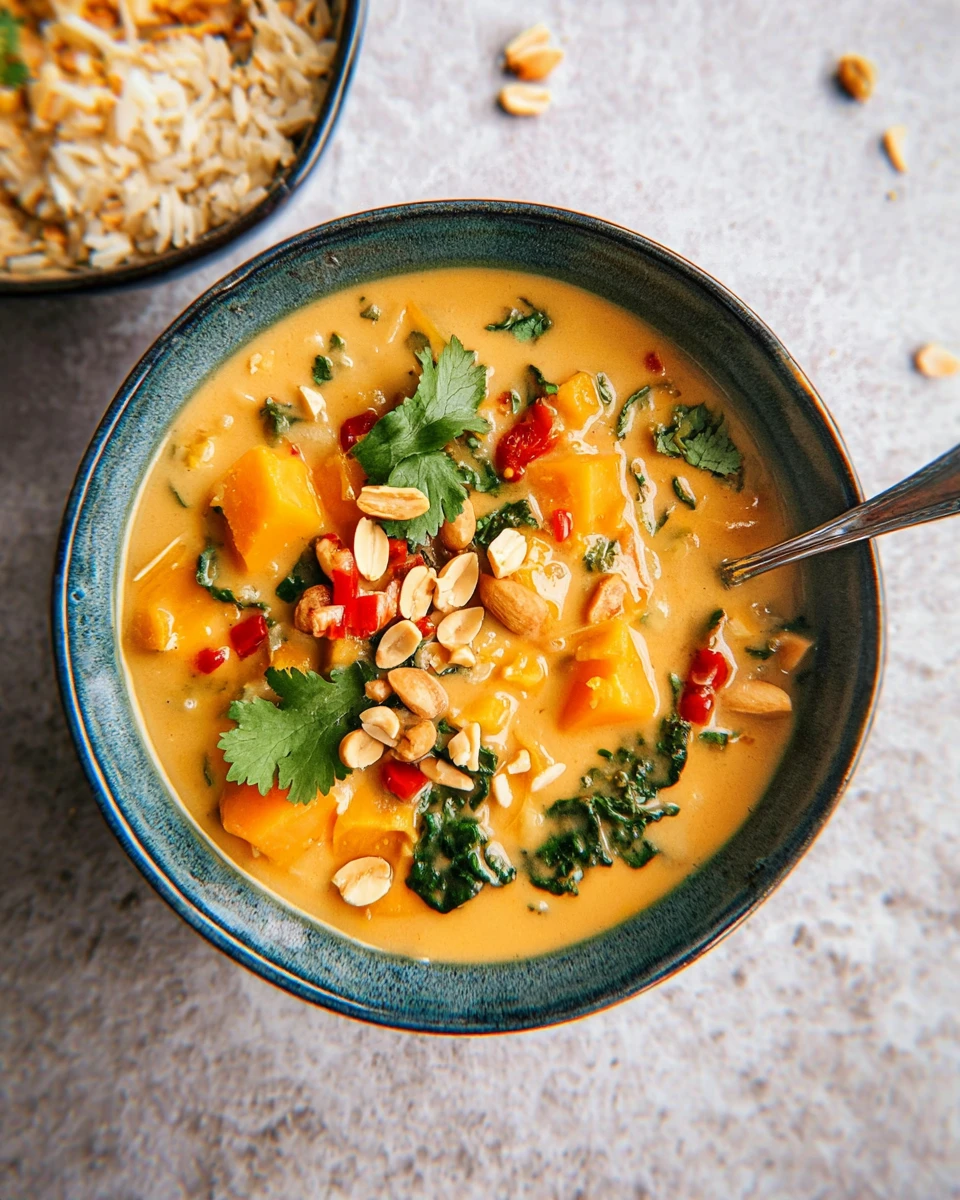 Cozy Sweet Potato & Peanut Stew