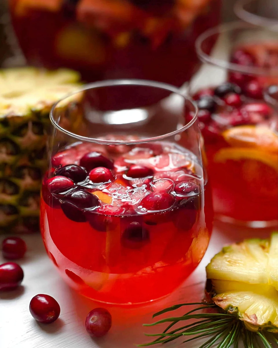 Cranberry Champagne Punch