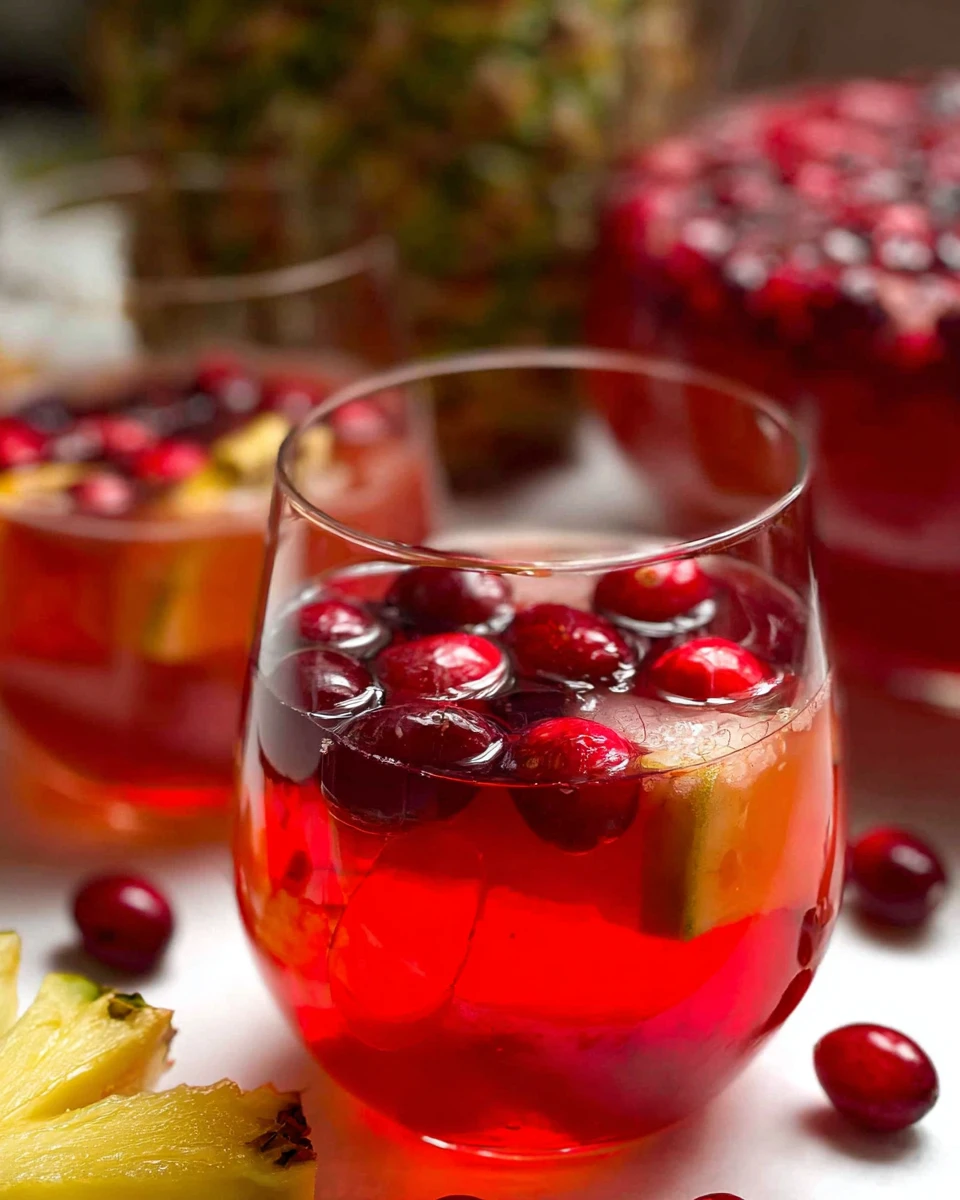 Cranberry Champagne Punch