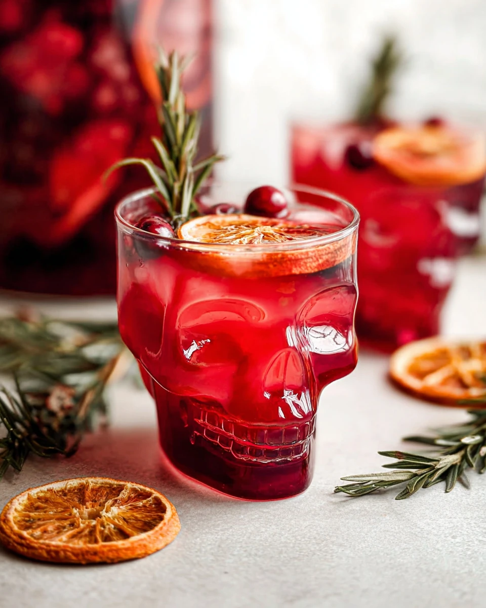Cranberry Halloween Punch