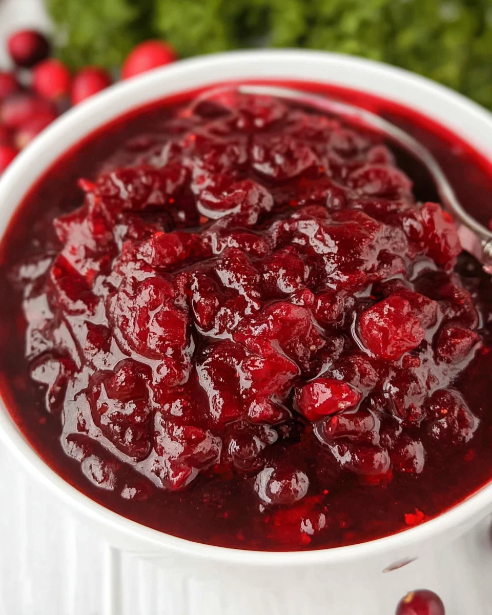 Cranberry Orange Sauce