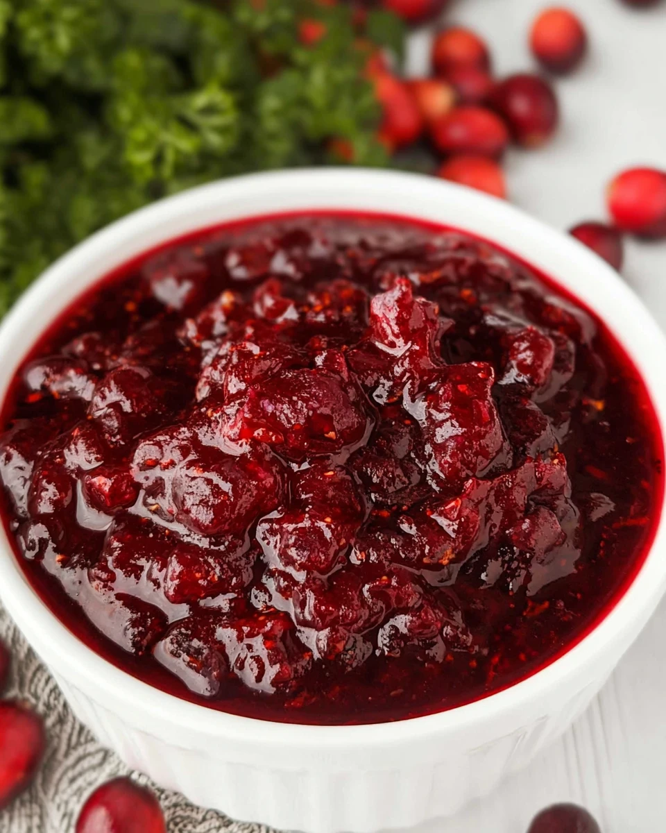 Cranberry Orange Sauce