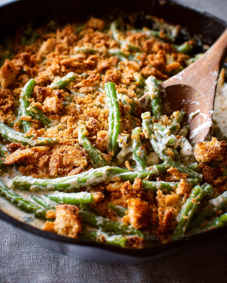 Creamy Green Bean Casserole from Scratch
