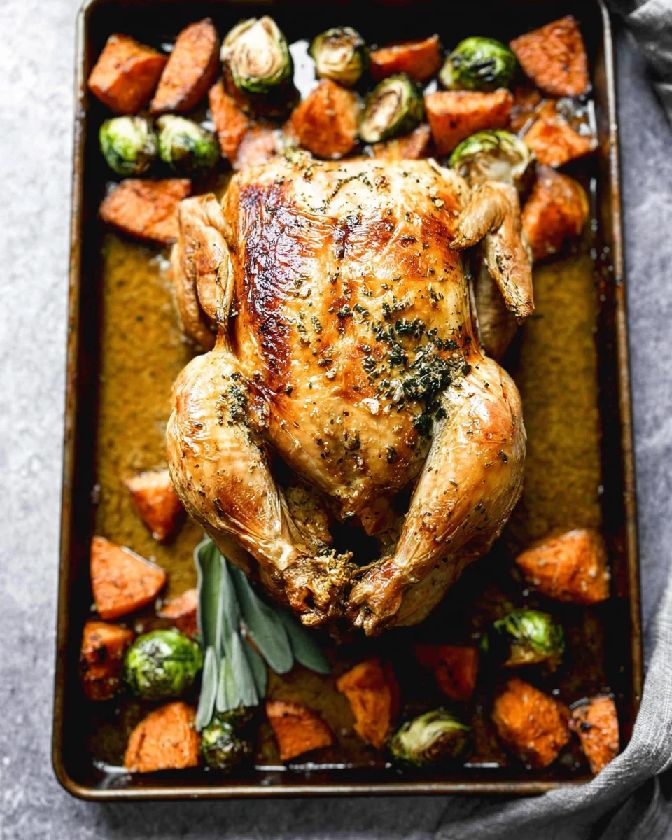 Crispy Roast Chicken with Brown Butter and Sage