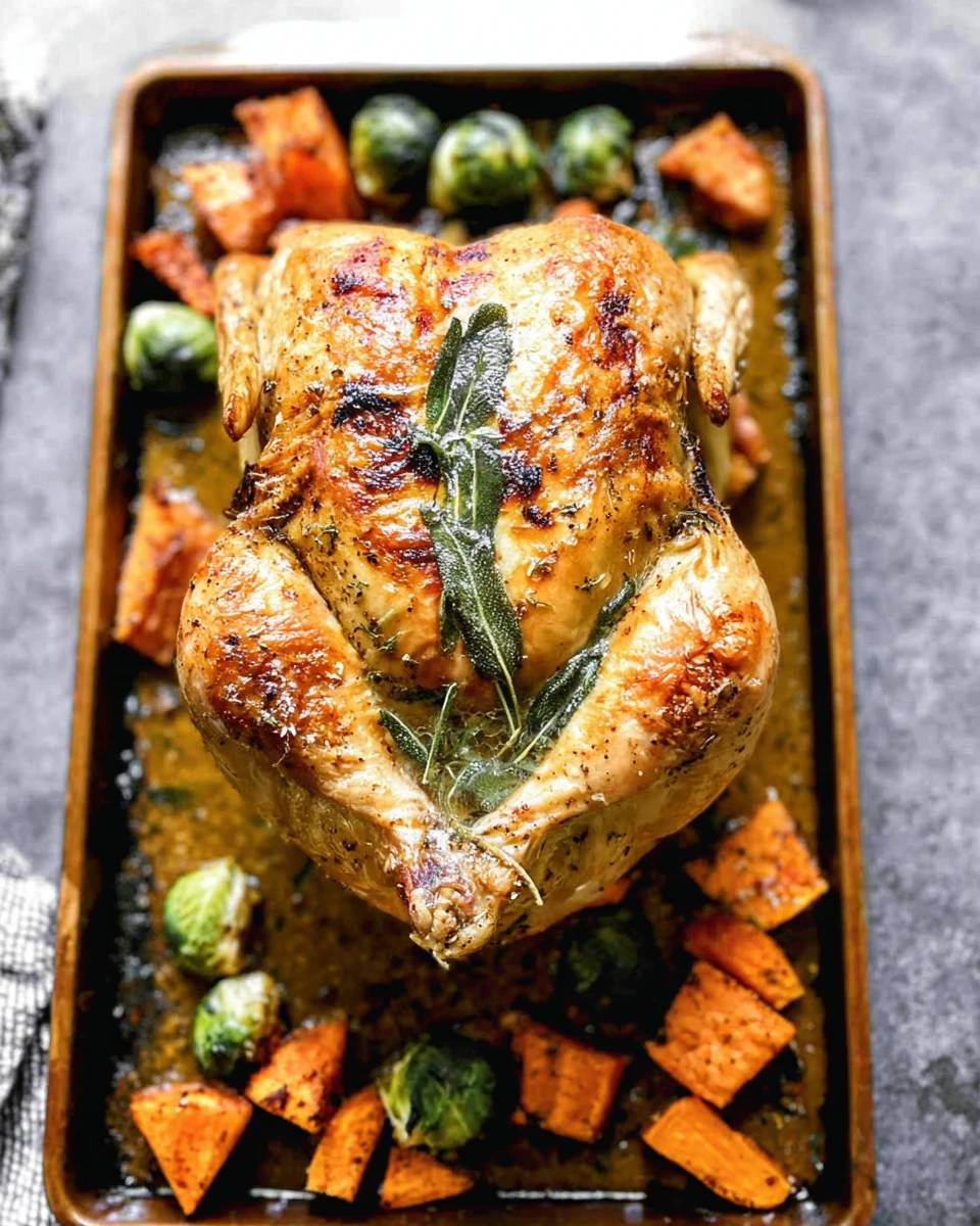Crispy Roast Chicken with Brown Butter and Sage