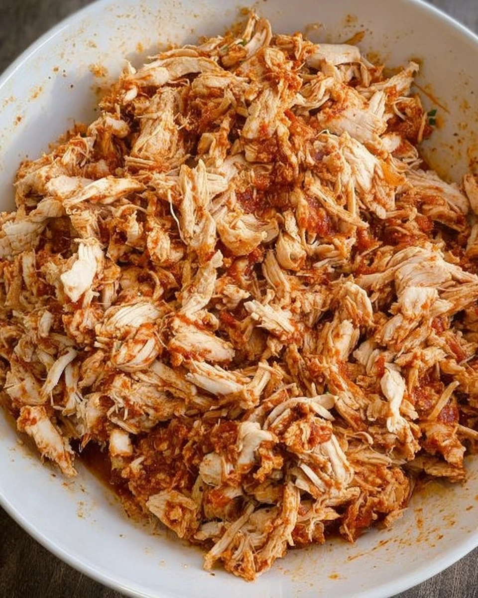 Crockpot Chicken Taco Meat