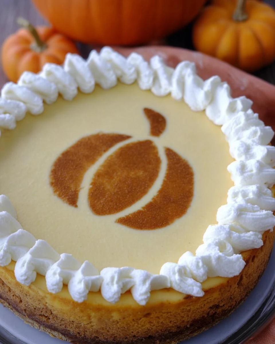 Double Layer Pumpkin Cheesecake