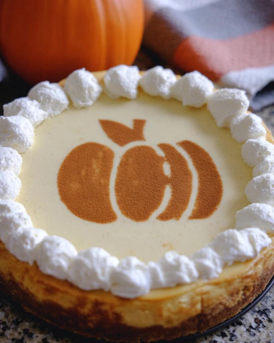 Double Layer Pumpkin Cheesecake