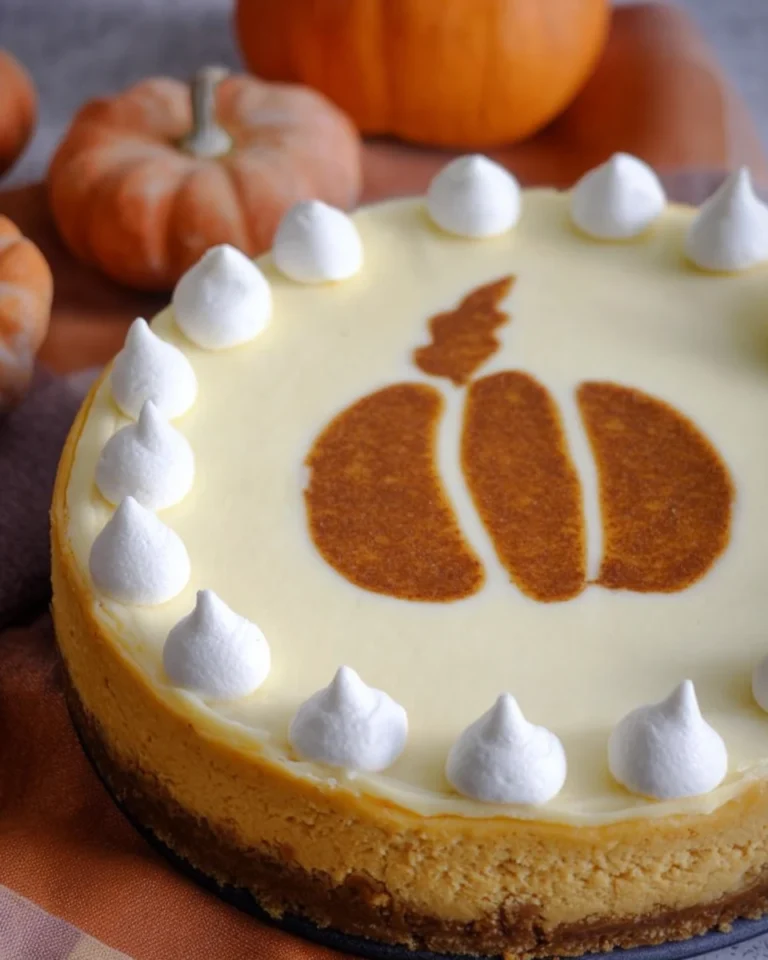 Double Layer Pumpkin Cheesecake