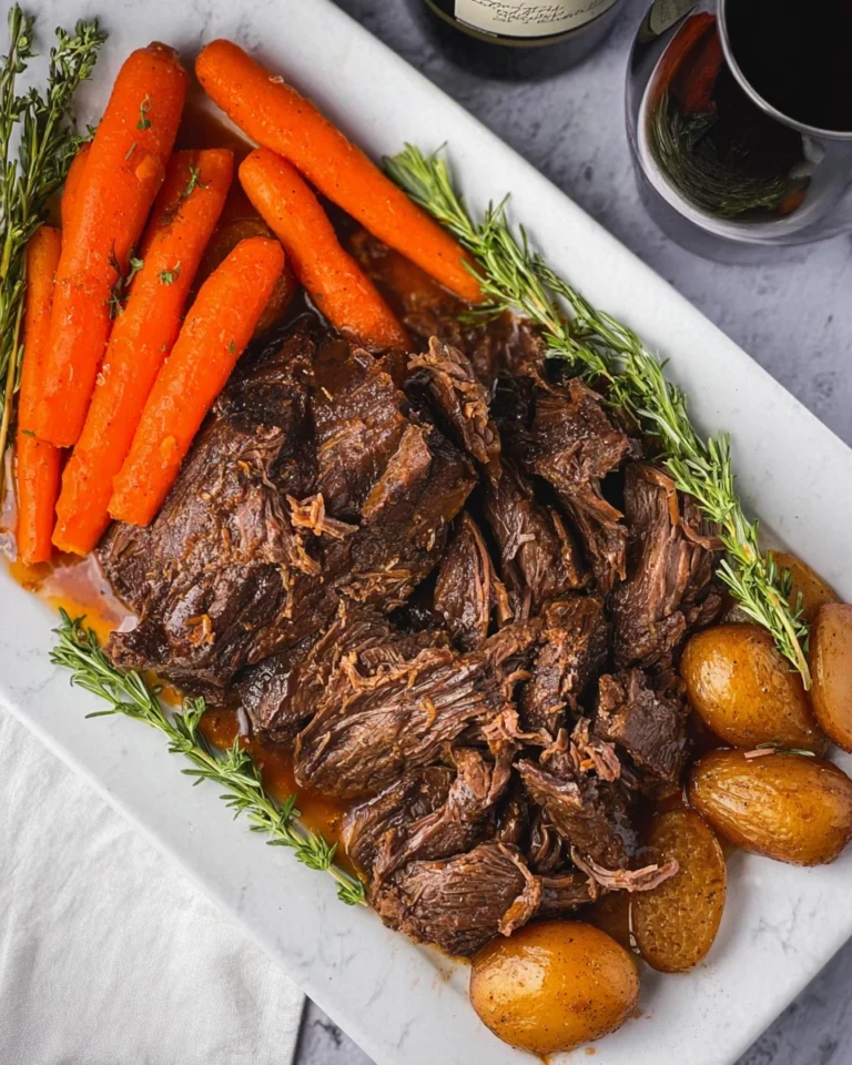 Dutch Oven Pot Roast with Red Wine