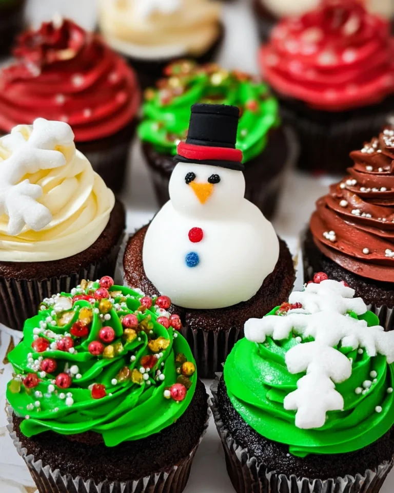 Easy Christmas Cupcakes