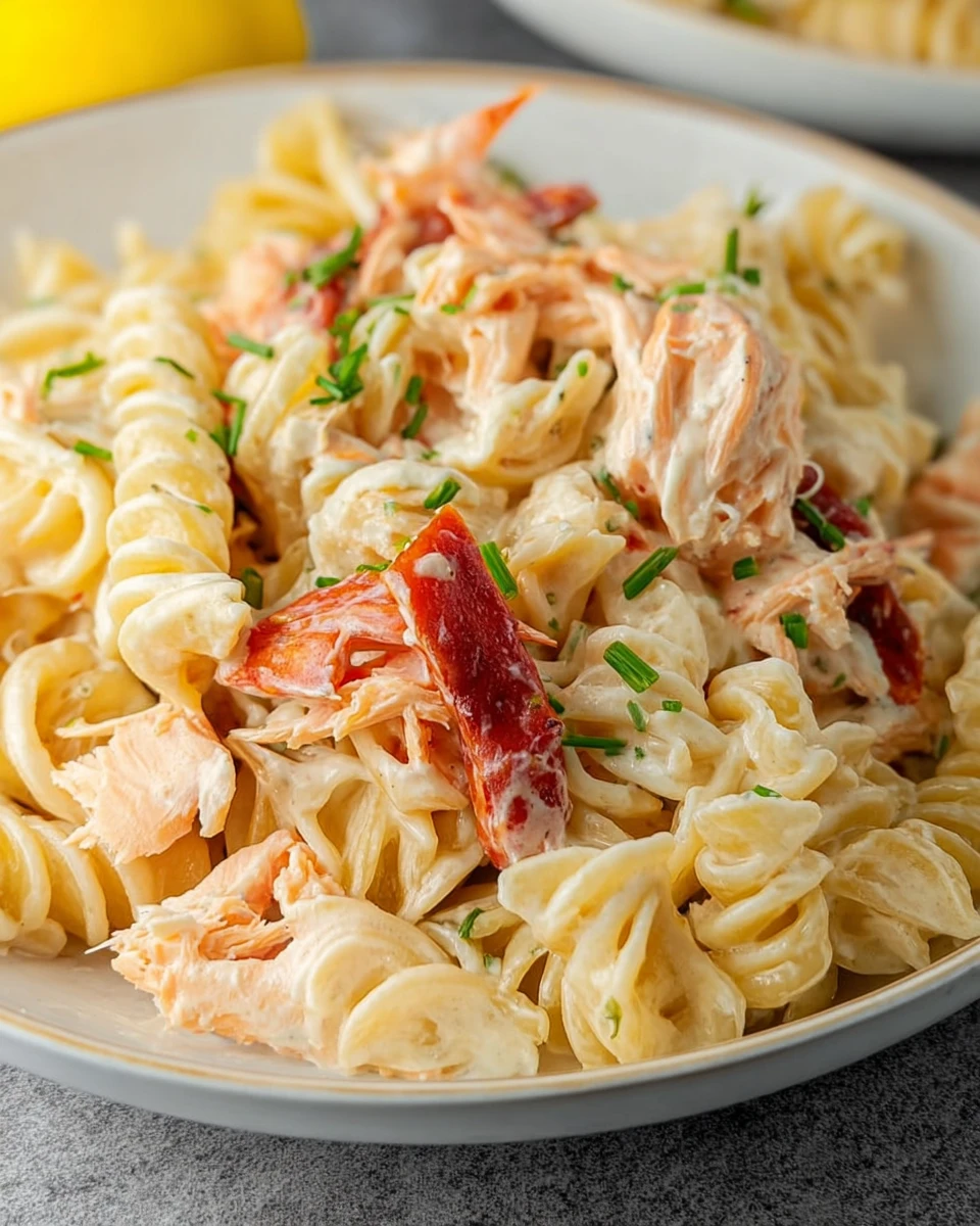 Easy Salmon Pasta with Cream Cheese