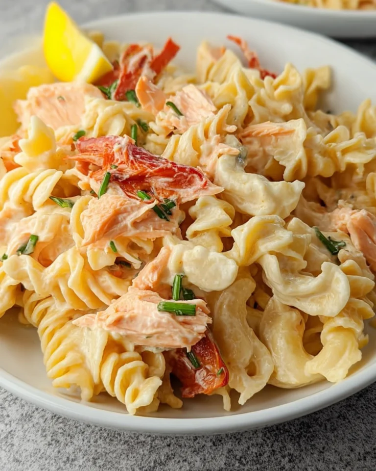 Easy Salmon Pasta with Cream Cheese