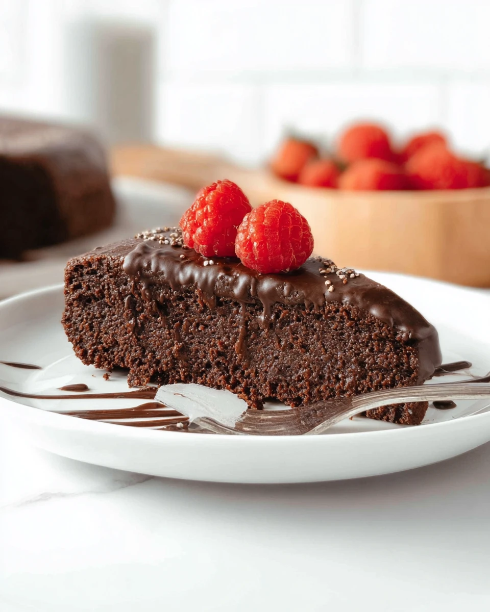 Flourless Chocolate Cake with Chocolate Ganache