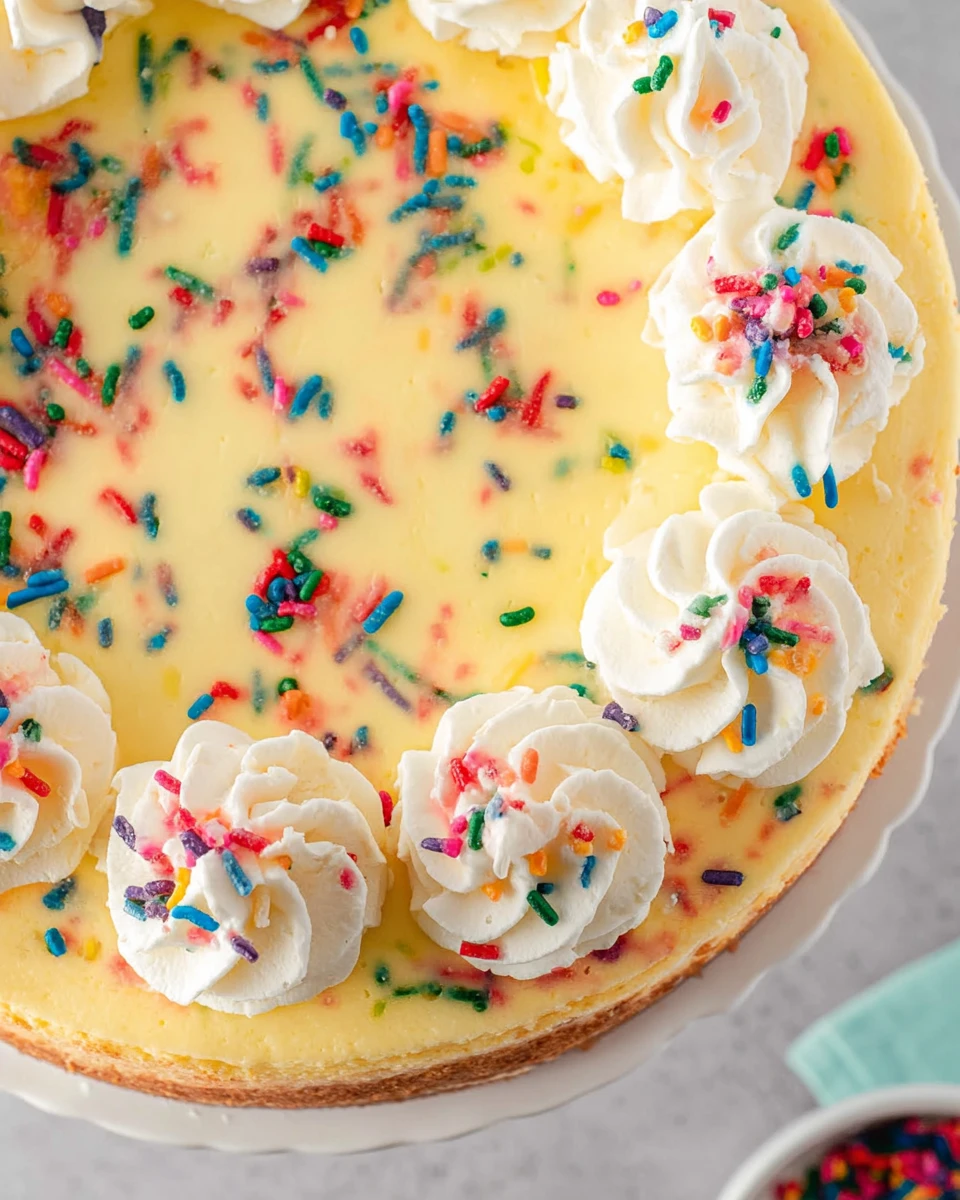 Funfetti Birthday Cheesecake