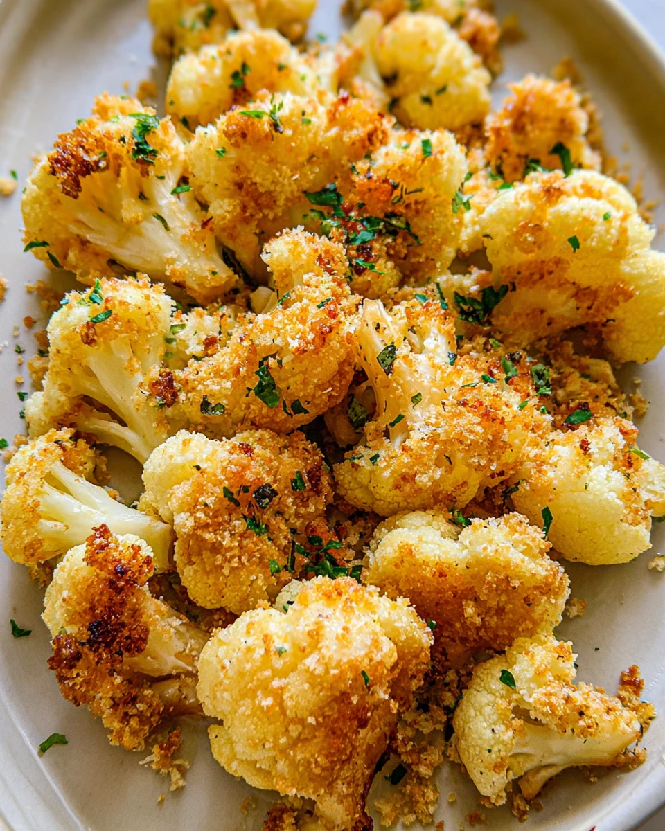 Garlic Butter Sautéed Cauliflower with Breadcrumbs