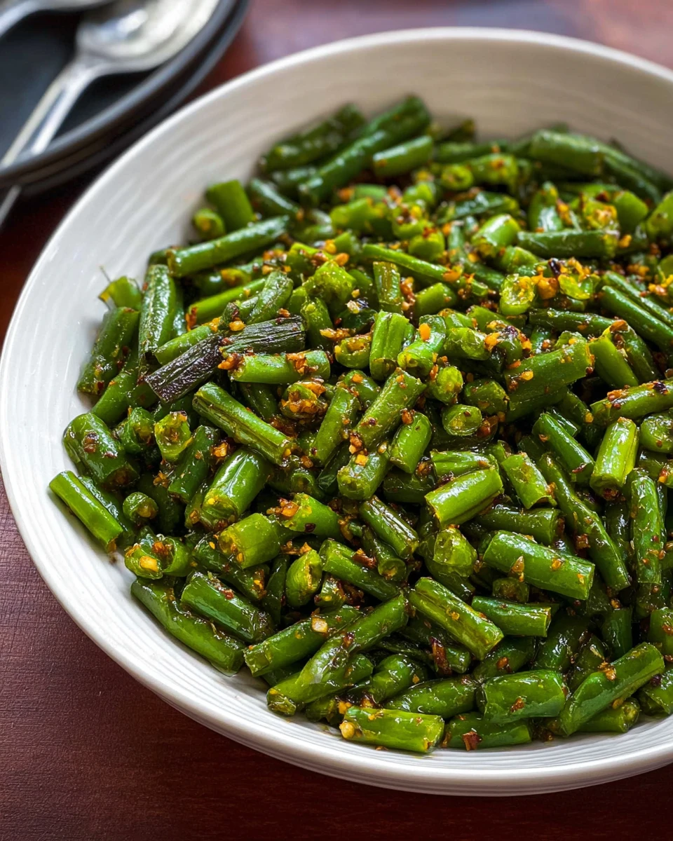 Garlic Chili Green Beans