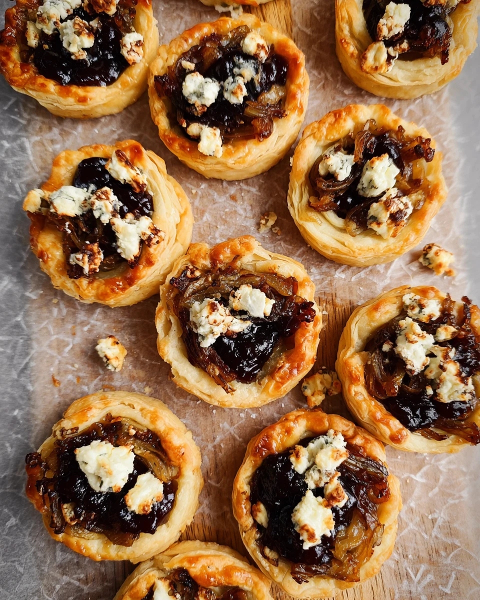 Goat Cheese & Caramelized Onion Tarts