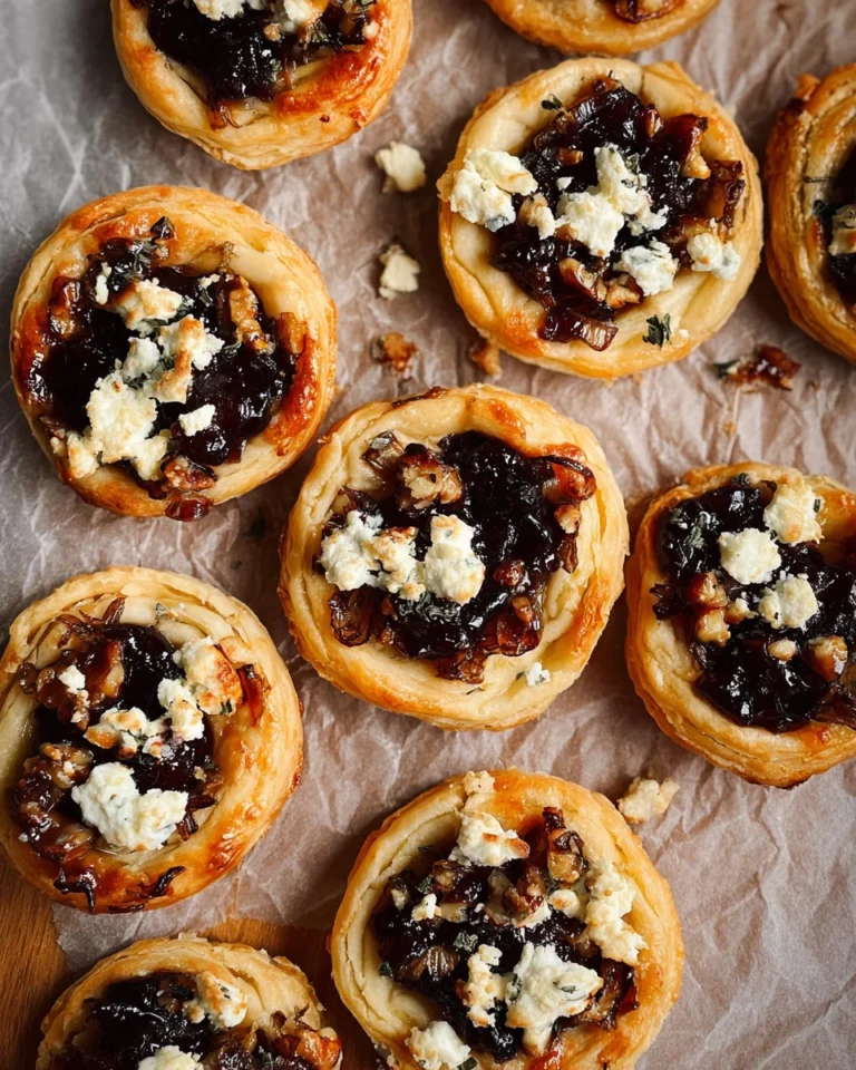 Goat Cheese & Caramelized Onion Tarts