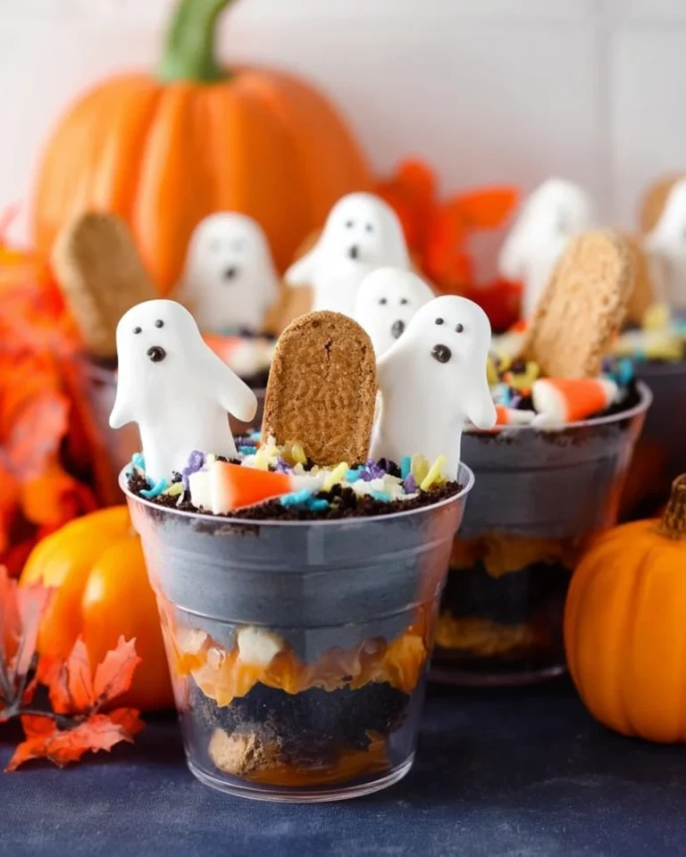 Halloween Cheesecake Parfaits