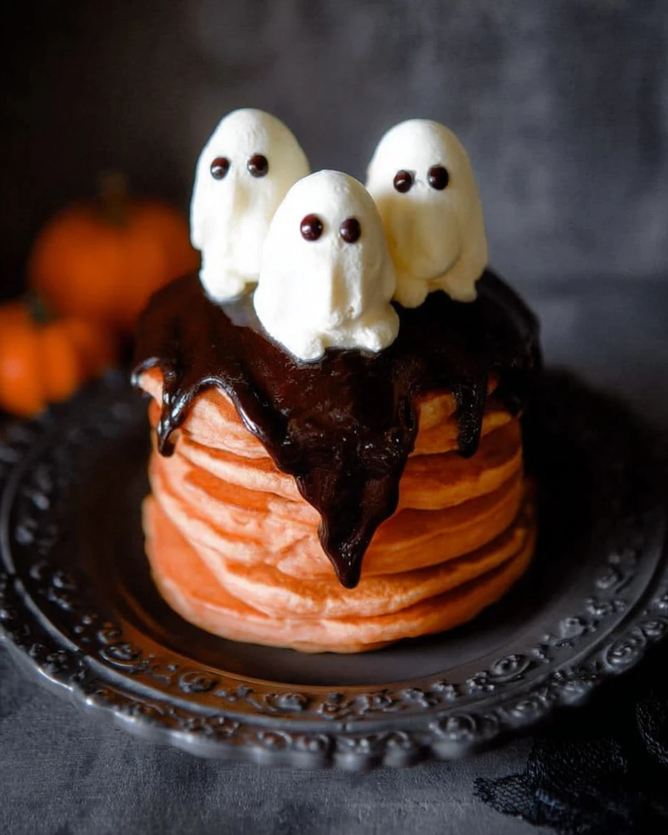 Halloween Ghost Pancakes