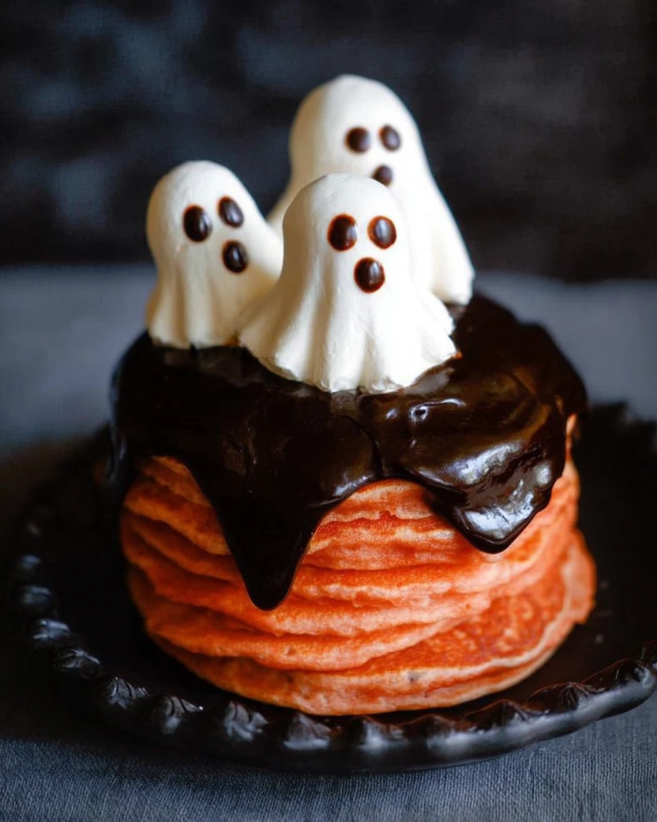 Halloween Ghost Pancakes