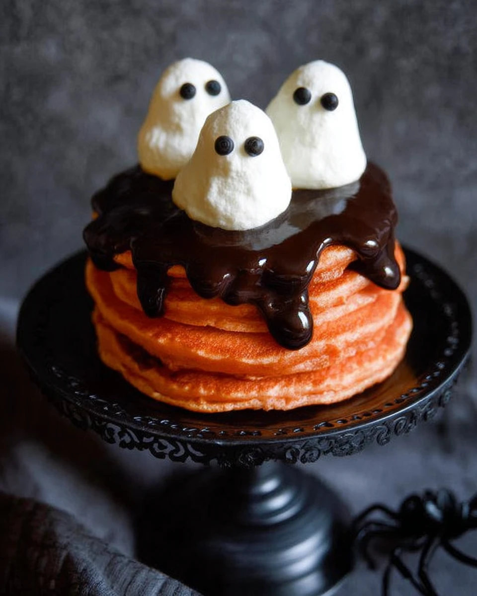 Halloween Ghost Pancakes