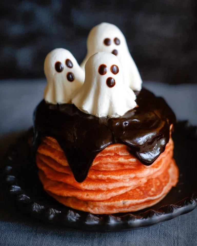 Halloween Ghost Pancakes
