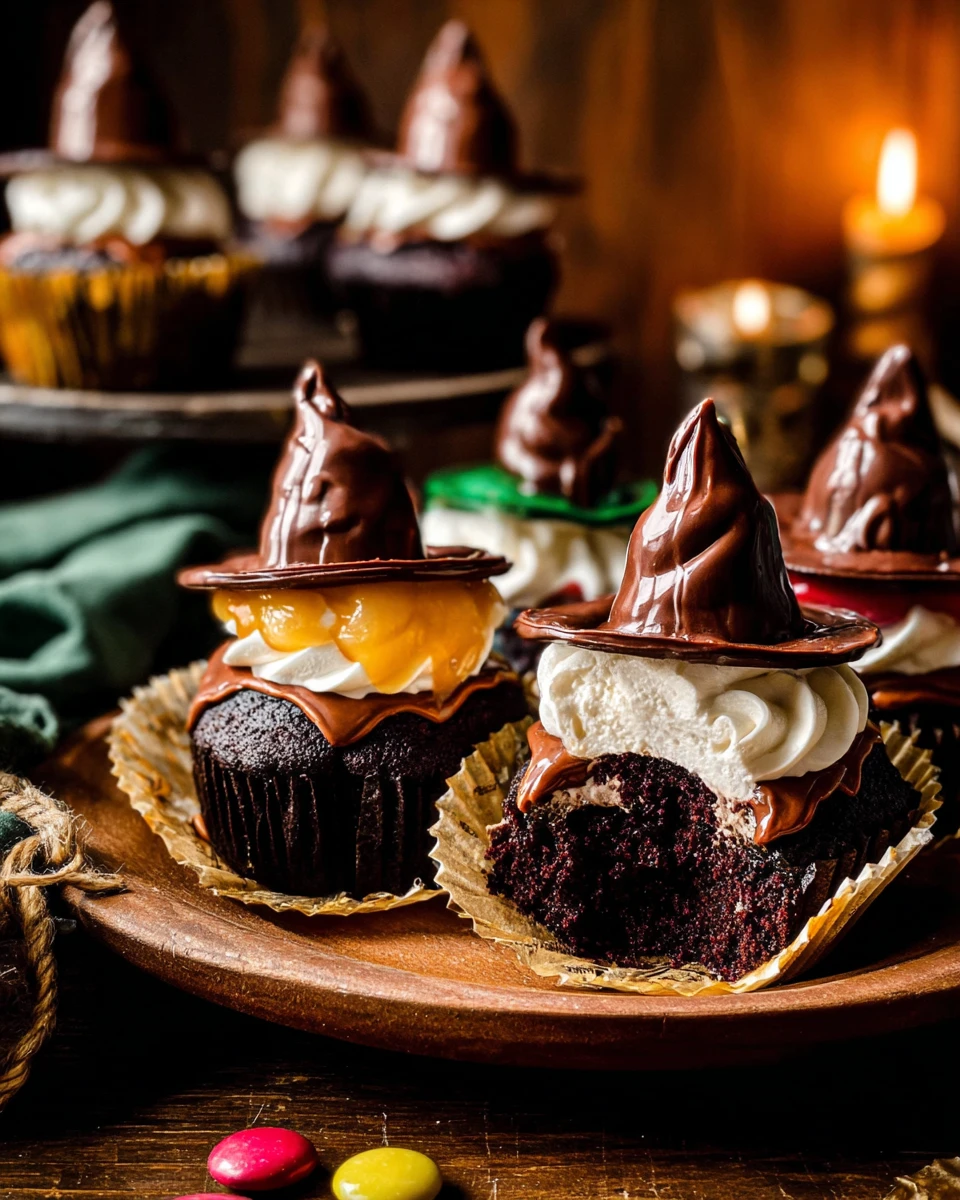 Harry Potter Sorting Hat Cupcakes