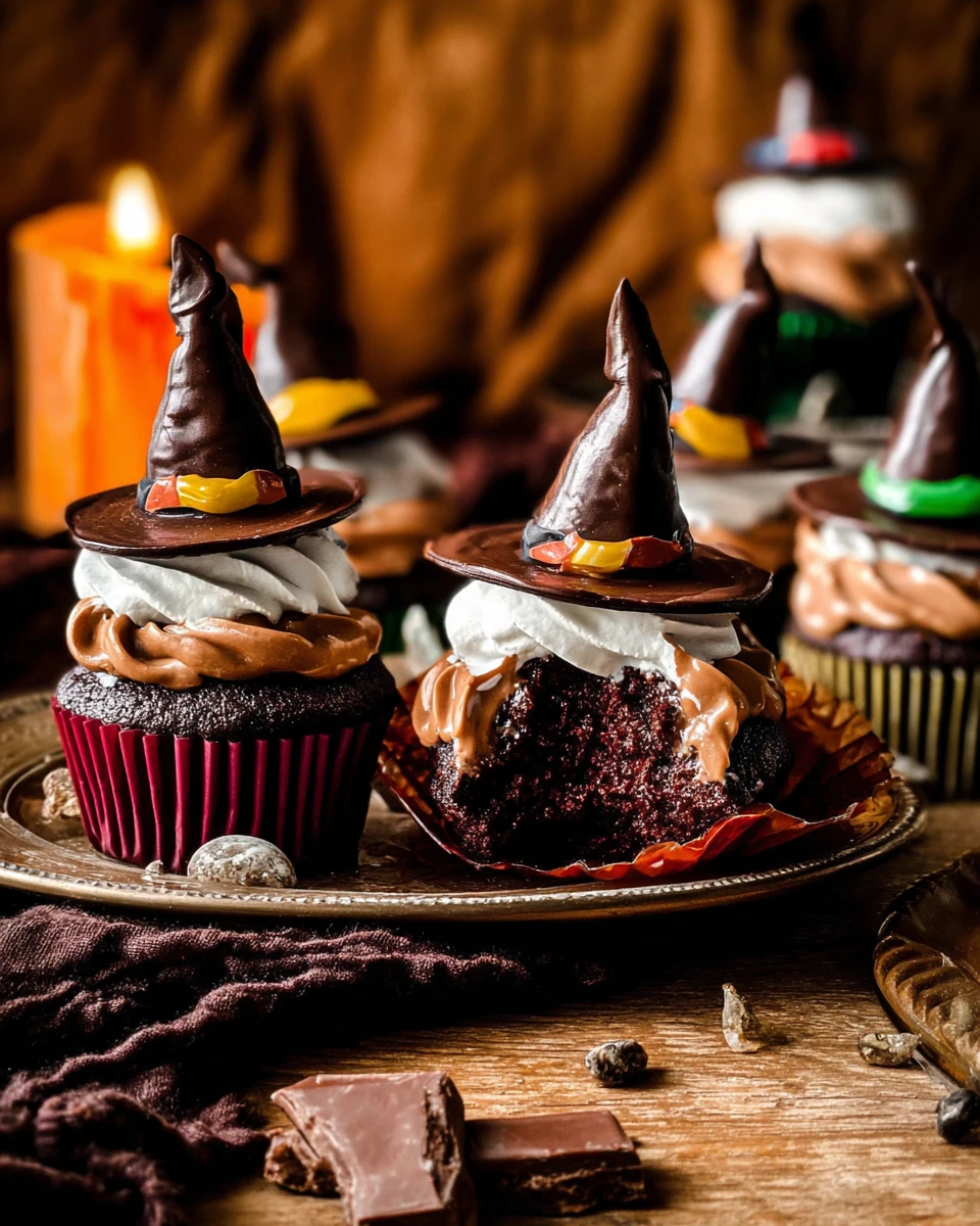 Harry Potter Sorting Hat Cupcakes