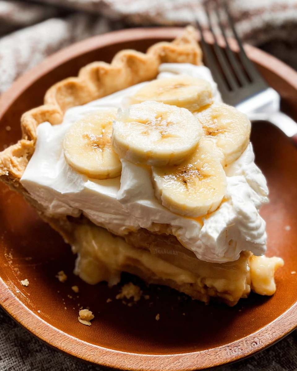 Homemade Banana Cream Pie