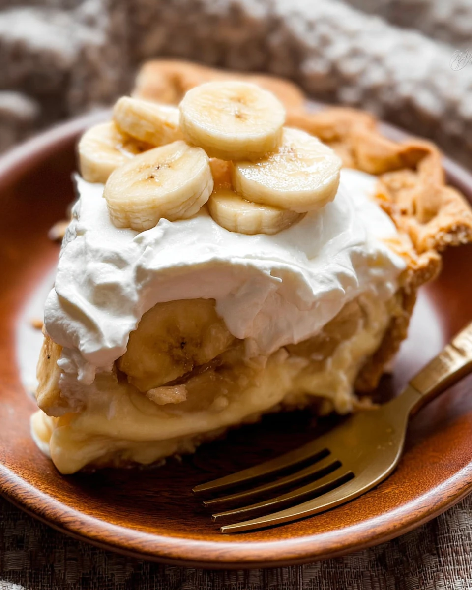 Homemade Banana Cream Pie