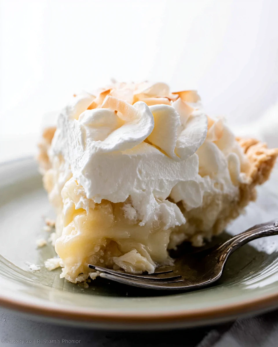 Homemade Coconut Cream Pie
