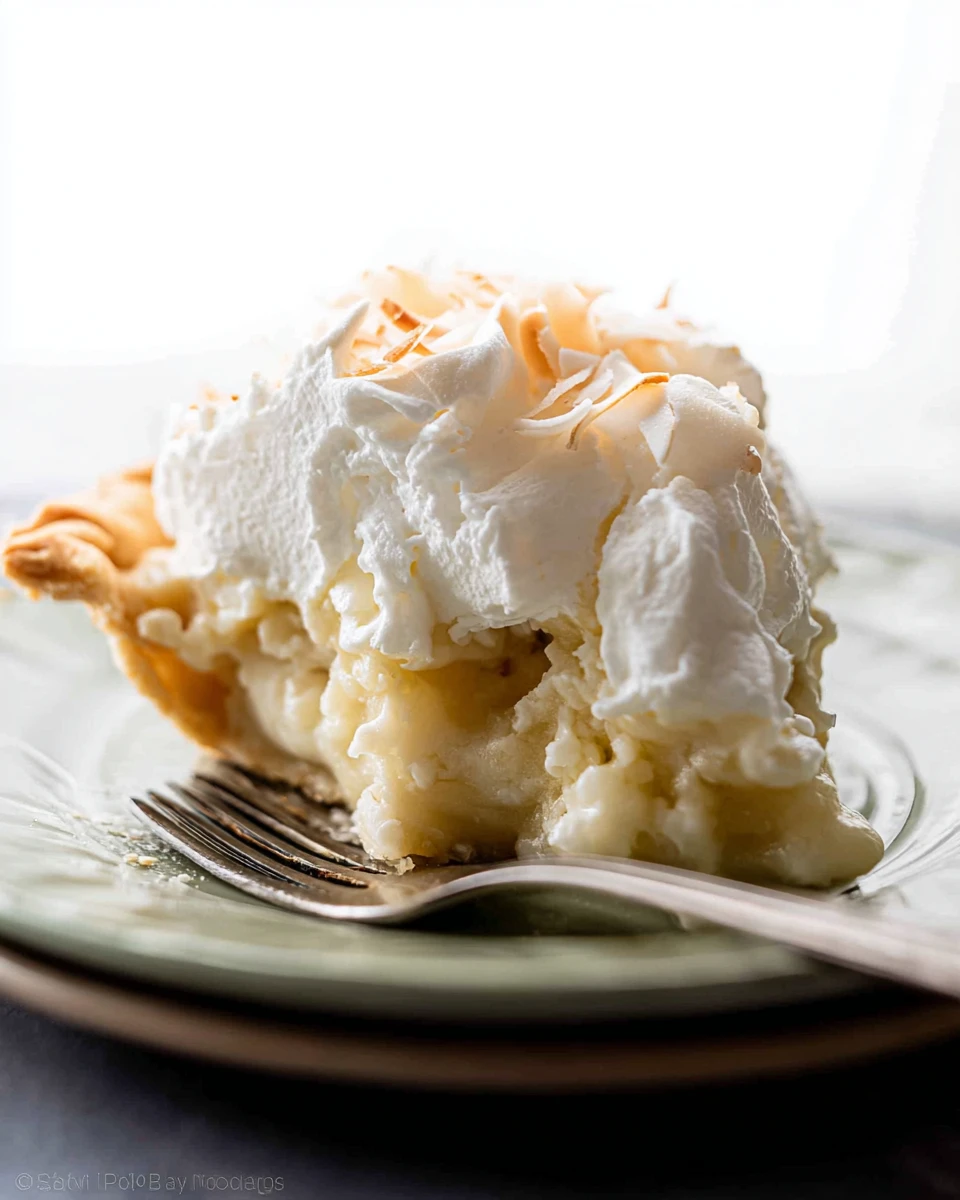 Homemade Coconut Cream Pie