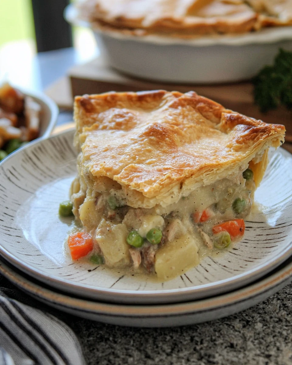 Homemade Vegetarian Chicken Pot Pie