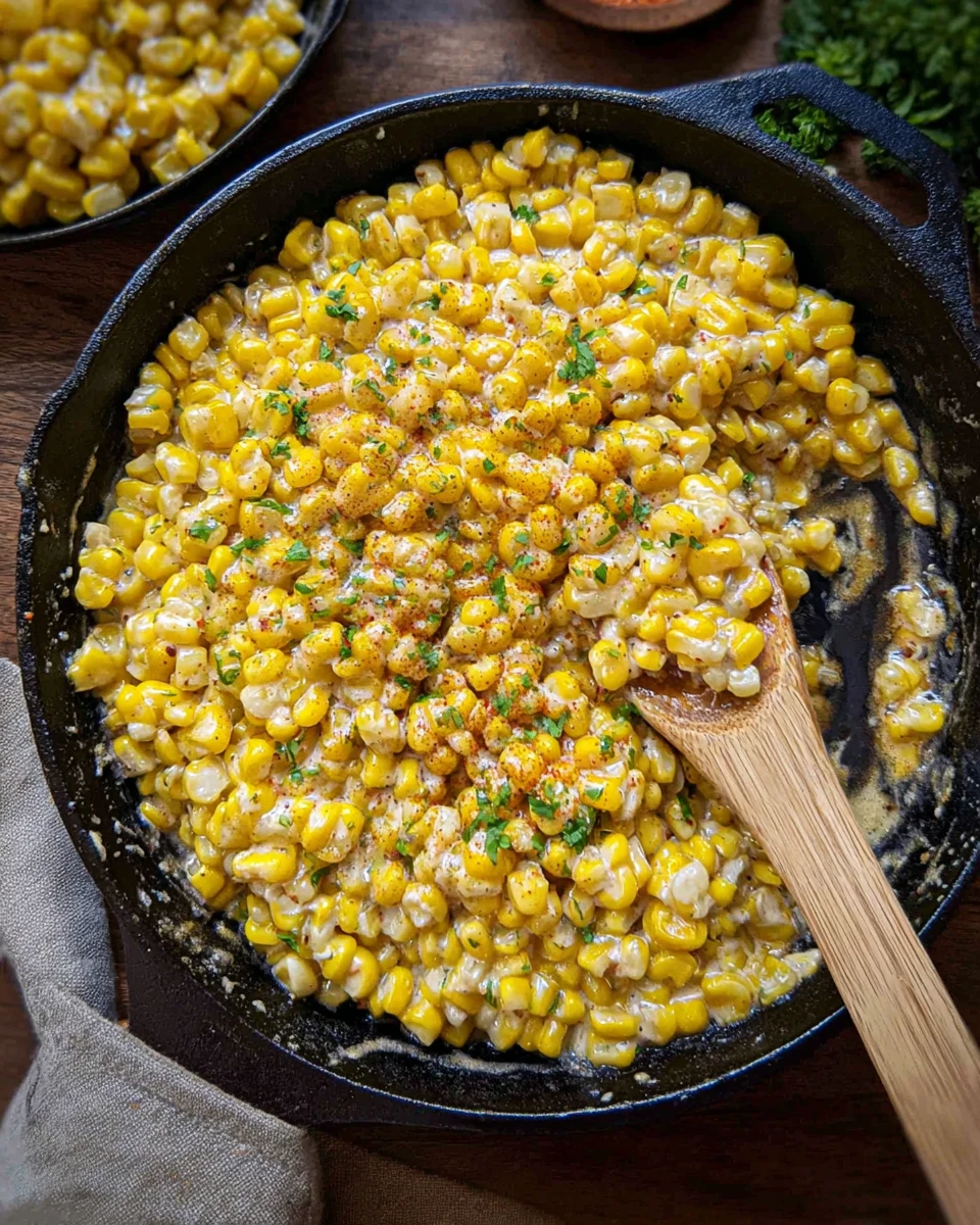 Hot Honey Skillet Corn