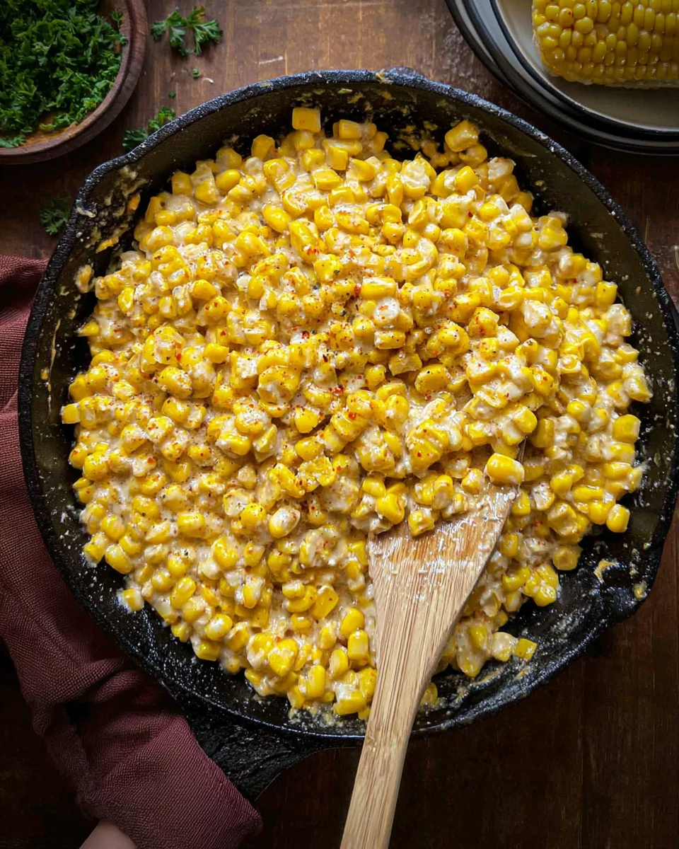 Hot Honey Skillet Corn