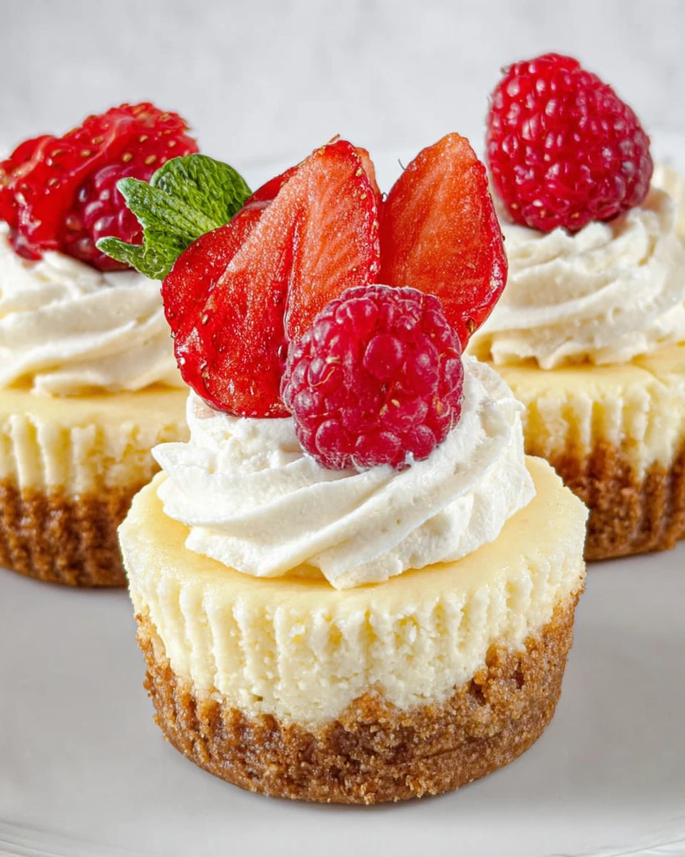 Mini New York Cheesecakes