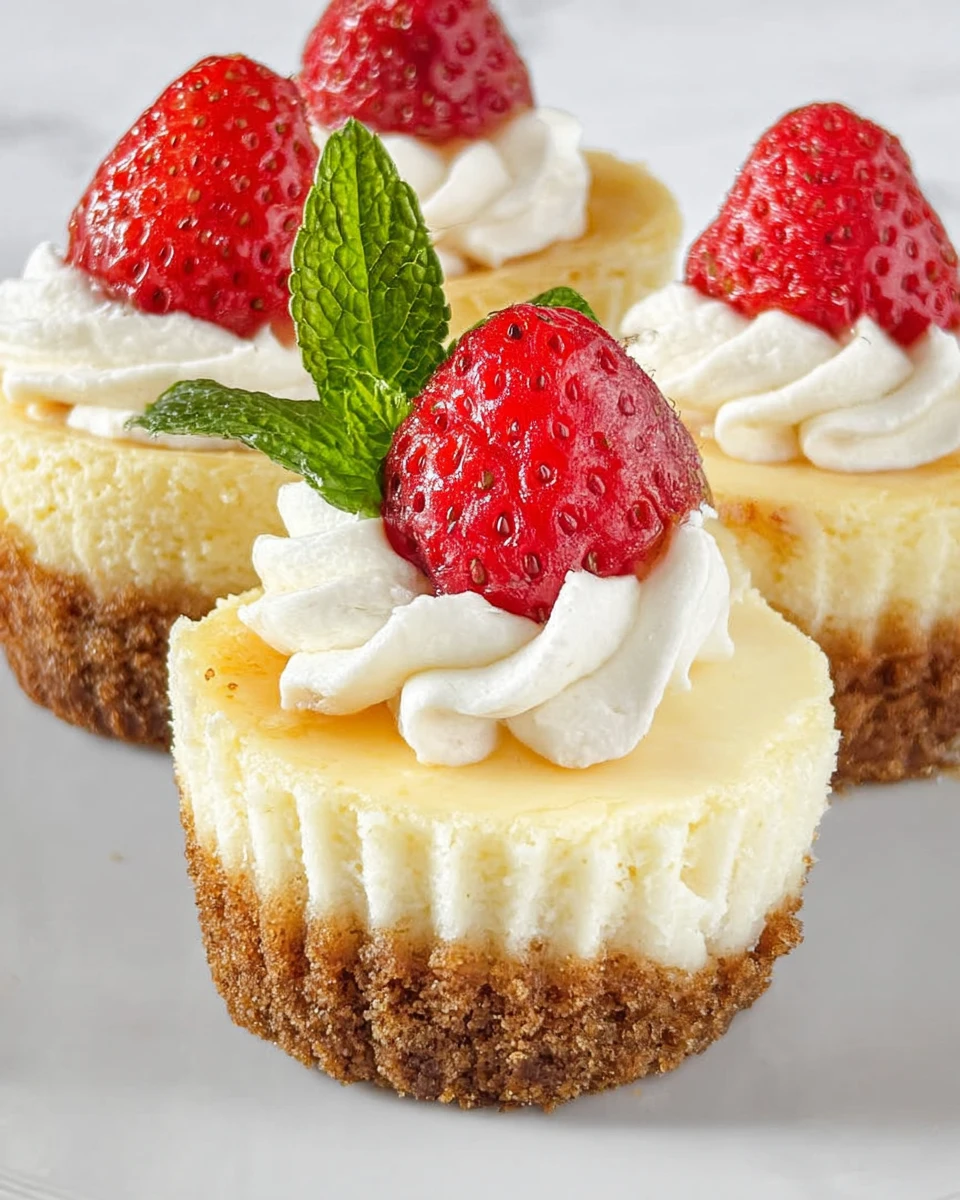 Mini New York Cheesecakes