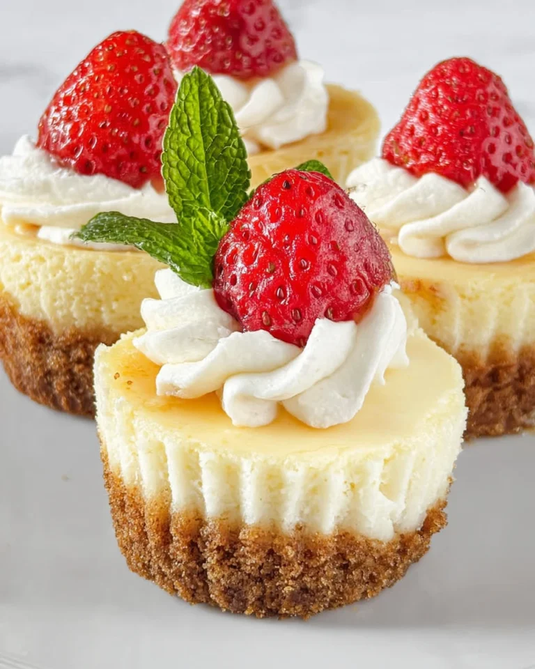 Mini New York Cheesecakes