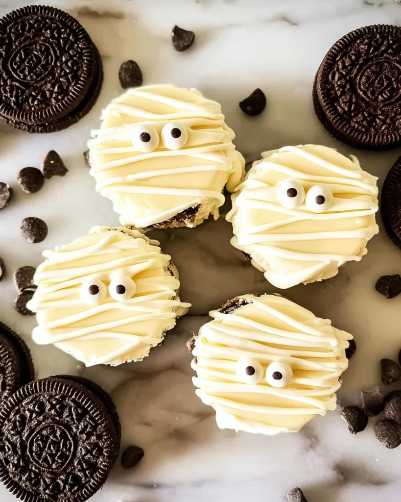 Mummy Chocolate Covered Oreos