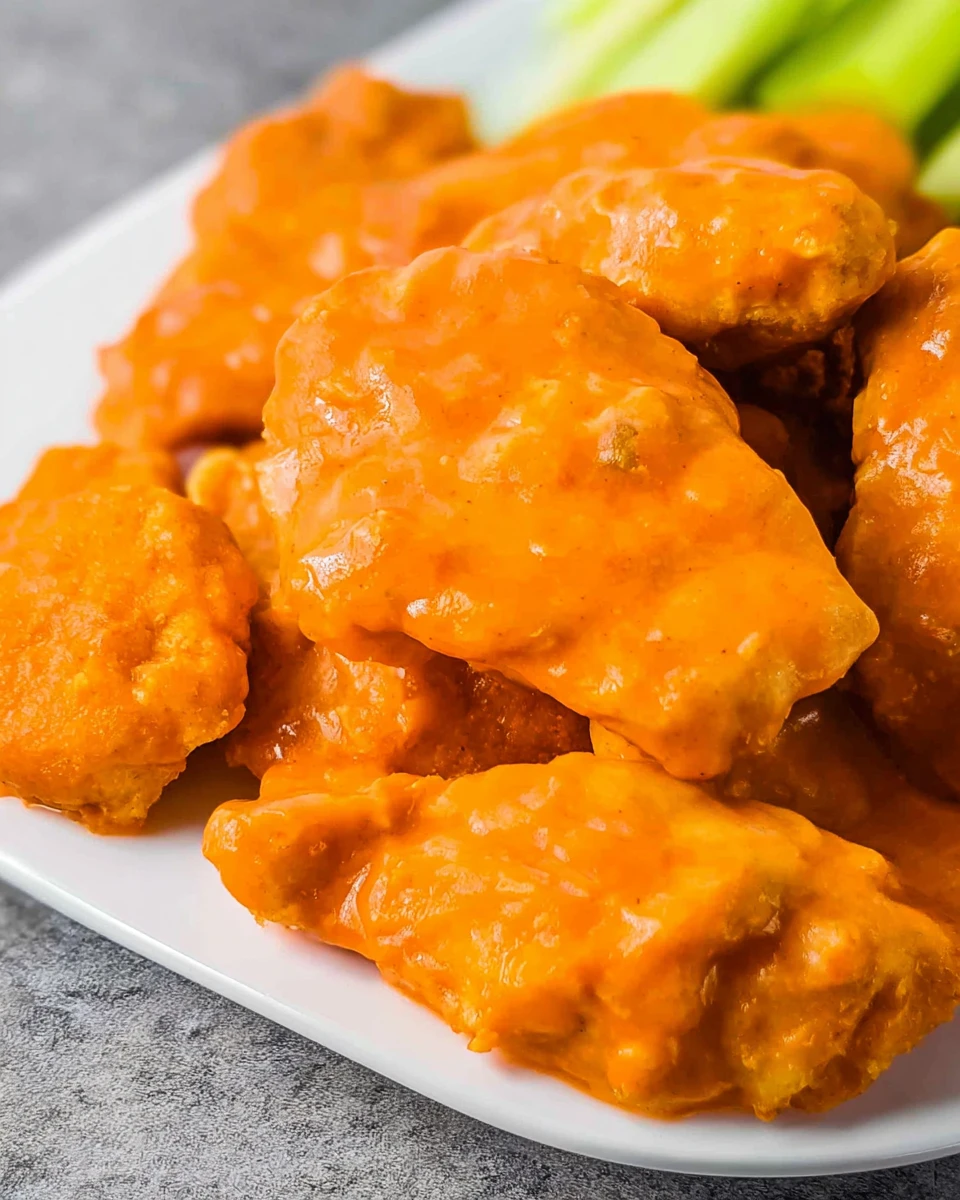 Oven-Baked Boneless Buffalo Wings
