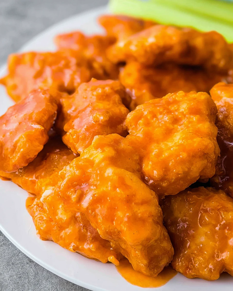 Oven-Baked Boneless Buffalo Wings