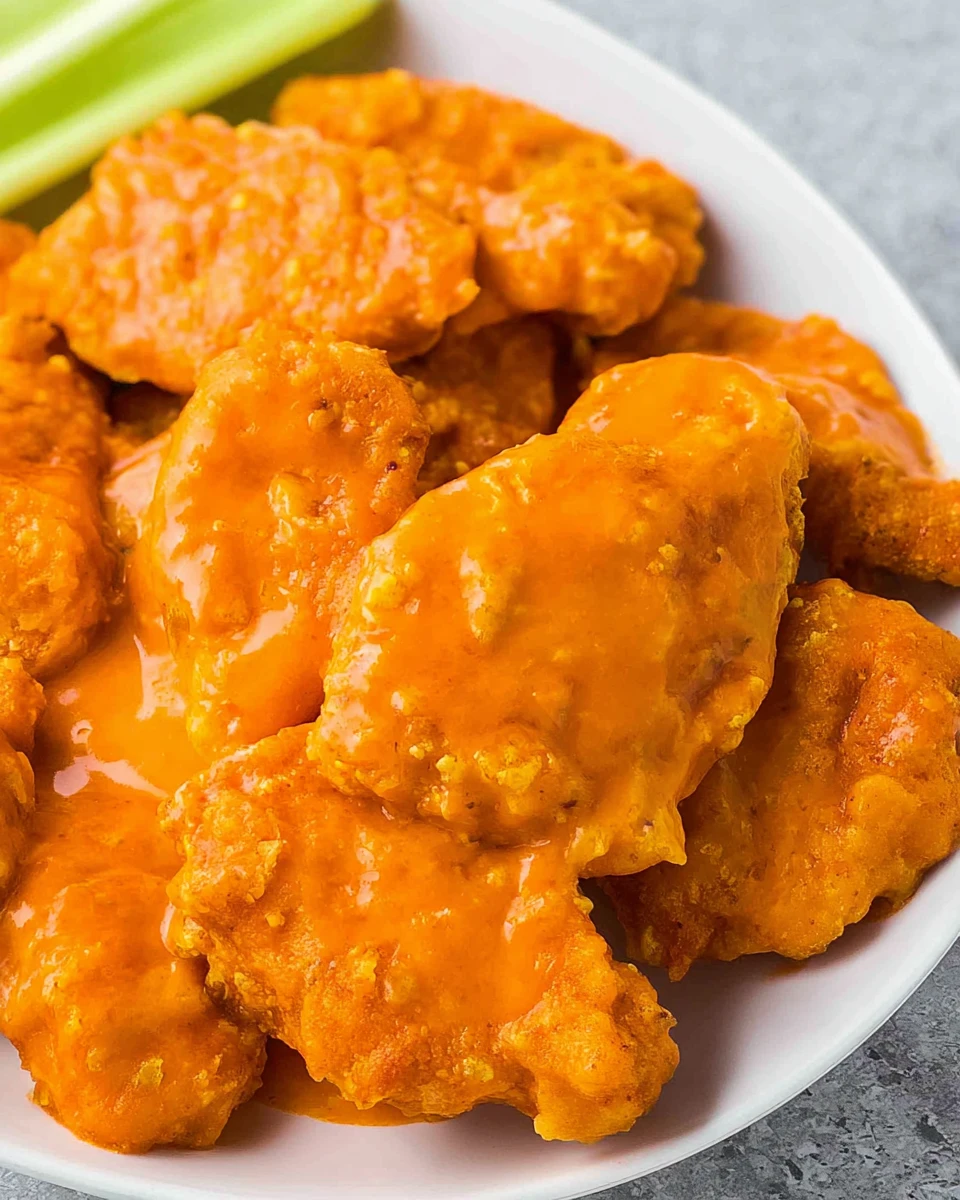 Oven-Baked Boneless Buffalo Wings