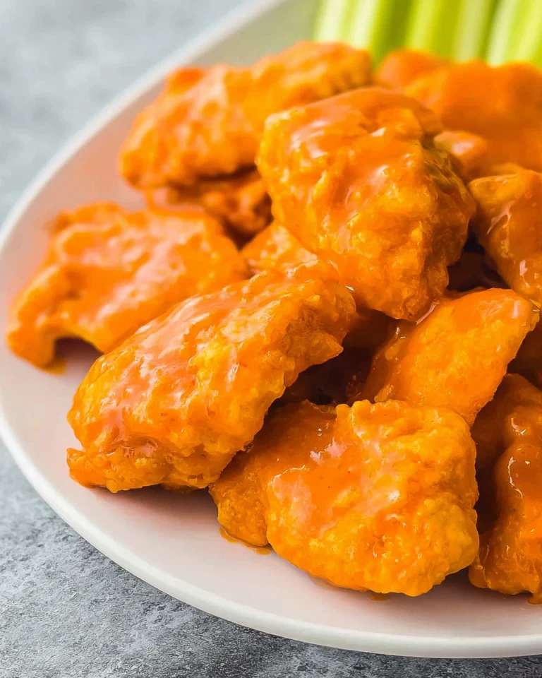 Oven-Baked Boneless Buffalo Wings