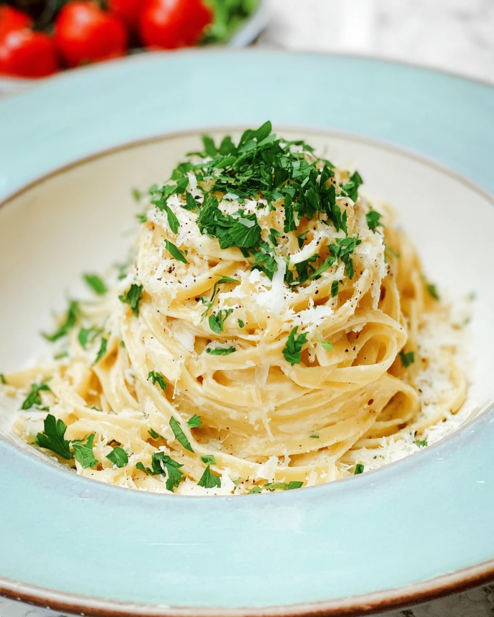 Parmesan Garlic Linguine Pasta