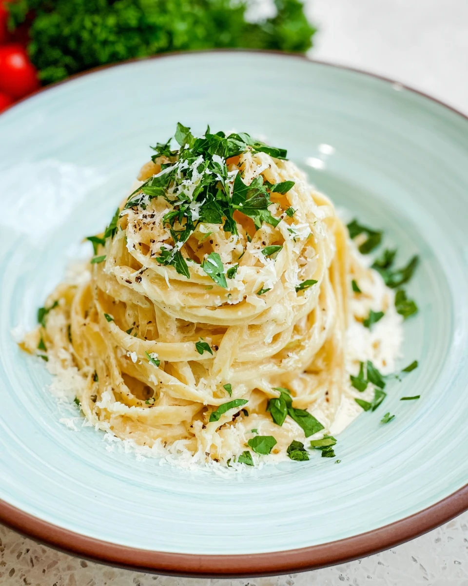 Parmesan Garlic Linguine Pasta